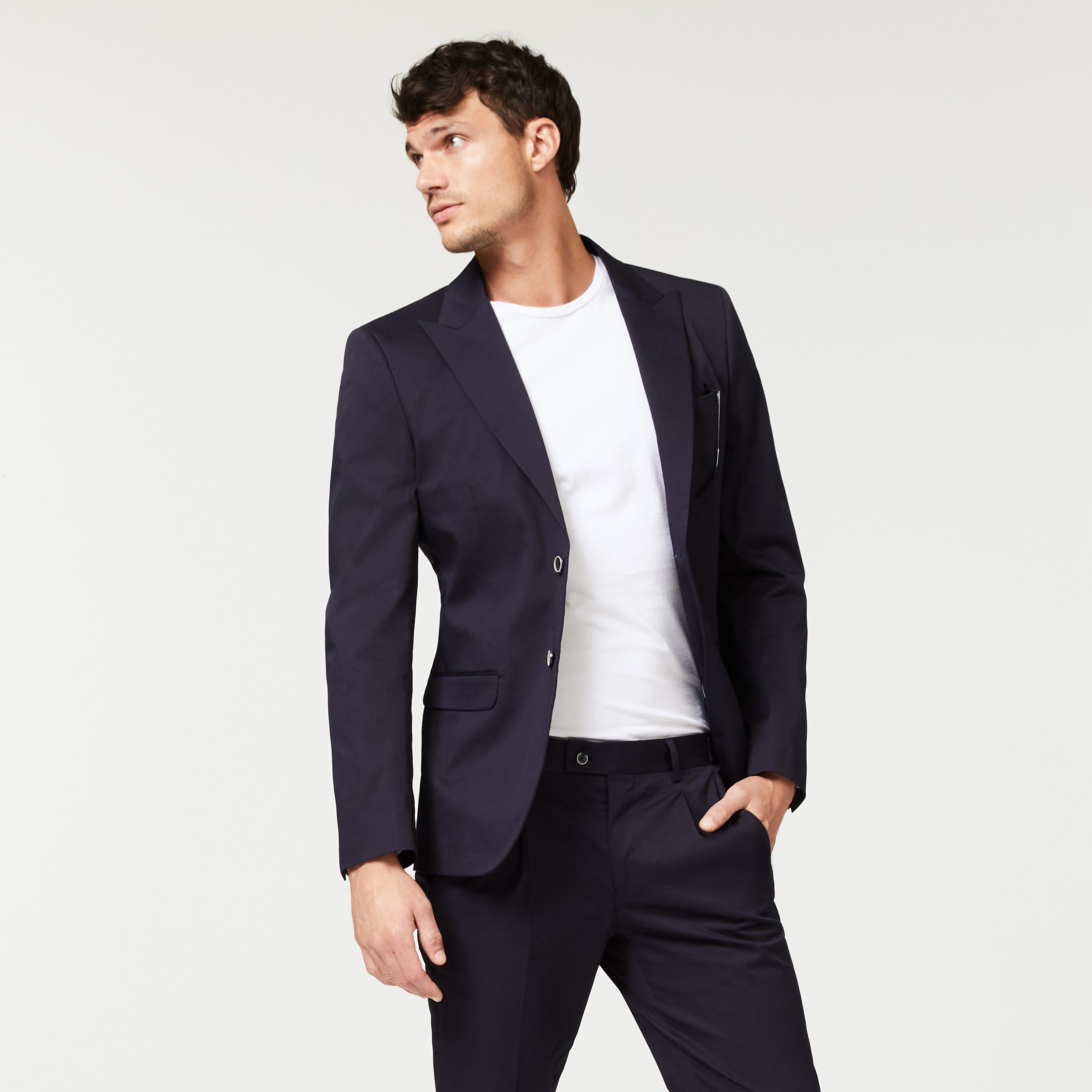 Mens cotton suit sales jacket